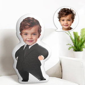 Custom Face Pillow Minime Baby Boss Doll Personalized Photo Gifts for Kids - MadeMineUK