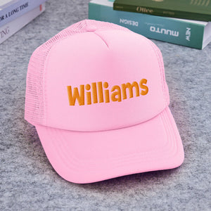 Custom Puff Print Trucker Hat Personalized Foam Trucker Caps for Adult - MadeMineUK