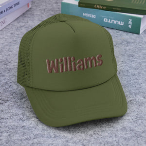 Custom Puff Print Trucker Hat Personalized Foam Trucker Caps for Adult - MadeMineUK