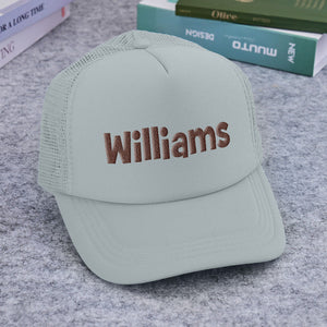 Custom Puff Print Trucker Hat Personalized Foam Trucker Caps for Adult - MadeMineUK