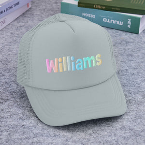 Custom Puff Print Trucker Hat Personalized Foam Trucker Caps for Adult - MadeMineUK