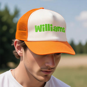 Custom Puff Print Trucker Hat Personalized Glow-in-the-dark Foam Trucker Caps for Adult - MadeMineUK