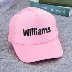 Custom Puff Print Trucker Hat Personalized Foam Trucker Caps for Adult - MadeMineUK