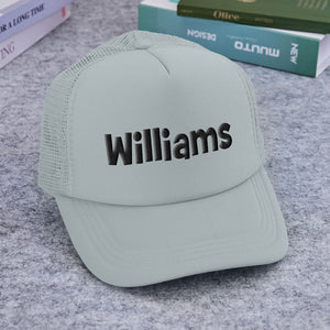 Custom Puff Print Trucker Hat Personalized Foam Trucker Caps for Adult - MadeMineUK