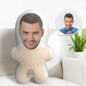 Personalized Face Doll Sexy Fun Male Body Pillow Minime Birthday Gifts for Her Stuffed Toy