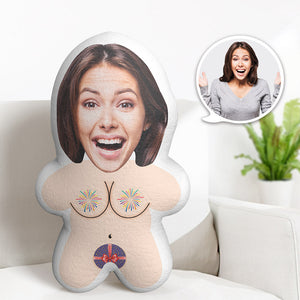 Custom Face Stuffed Toy Doll Sexy Female Body Pillow Minime Birthday Gifts for Him