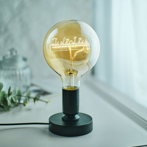 Custom Acrylic Name Led Vintage Edison Filament Modeling Lamp Soft Light Bulbs - MadeMineUK