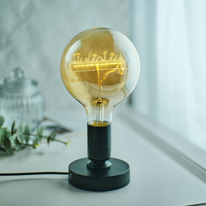 Custom Acrylic Name Led Vintage Edison Filament Modeling Lamp Soft Light Bulbs - MadeMineUK