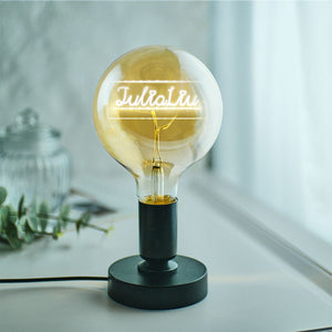 Custom Led Vintage Edison Personalized Acrylic Name Lamp Soft Light Bulbs - MadeMineUK