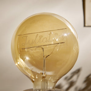 Custom Led Vintage Edison Personalized Acrylic Name Lamp Soft Light Bulbs - MadeMineUK