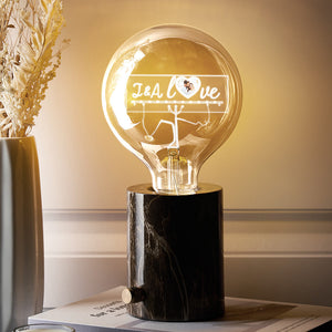 Custom Photo Led Vintage Edison Personalized Acrylic Name Lamp Soft Light Bulbs - MadeMineUK