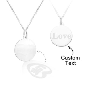 Custom Engraved Necklace Projection Couple Confession Gifts - MadeMineUK