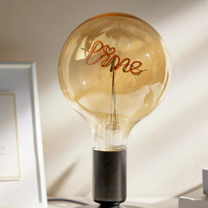 Custom Text Vintage Edison Led Filament Modeling Lamp Soft Light Bulbs Decorative Green Light Led - MadeMineUK