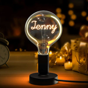 Custom Light Bulb Love Edison Bulbs Desktop Night Light Couple Gifts - MadeMineUK