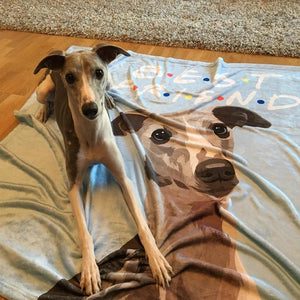 Custom Dog Blanket personalised Pet Photo Blanket