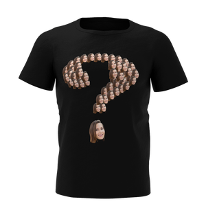Custom Face Question Mark T-shirt - MyfaceTshirt