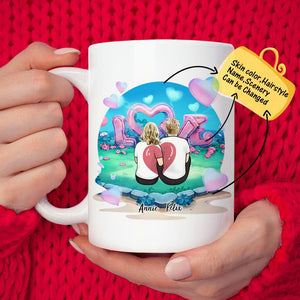 Sweet Love Personalised Lover Coffee Mug - Couple