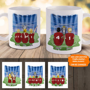 Liverpool Football Team Personalised Coffee Mug-Best Friends for Boys and Girls