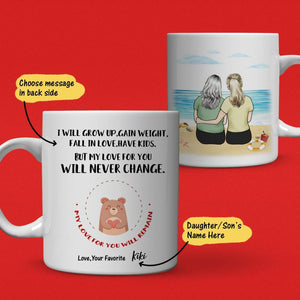 Personalised Best Mom Coffee Mug (Mom And Her Daughter/Son)