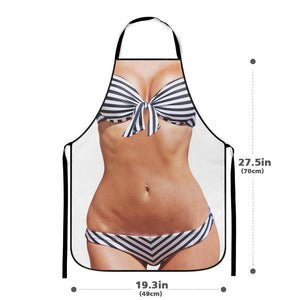 Funny and Sexy Kitchen Cooking Apron Pack of 2 for Couple