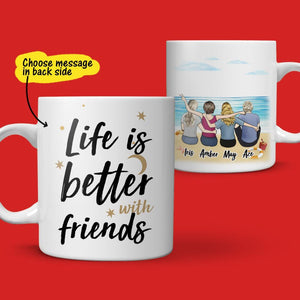 Personalised Best Friends Coffee Mug - For Woman & Man