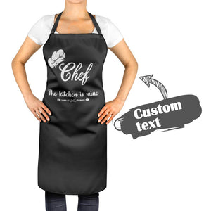 Custom Kitchen Cooking Apron with Your Name and Chef