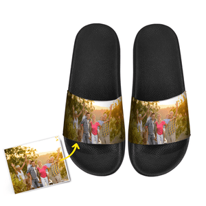 Custom Family Photo Women's Slide Sandal