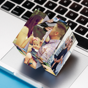 Personalised Home Decoration Multiphoto Rubic's Cube Family Gifts