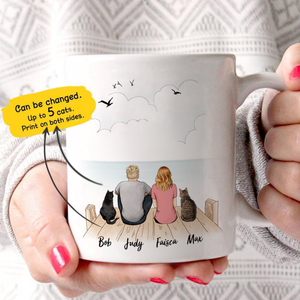 personalised Cat&Cat Owner Coffee Mug