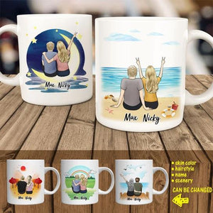 Personalised Lover Coffee Mug - Couple