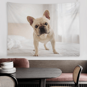 Custom Pet Photo Tapestry Short Plush Wall Decor Hanging Painting