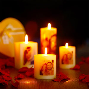 Personalised Photo Candle Home Decoration