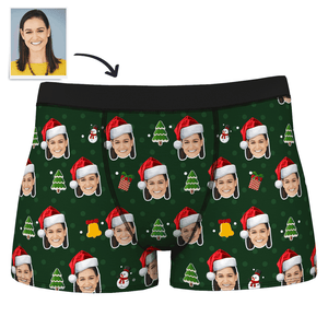 Men's Customized Christmas Boxer Shorts