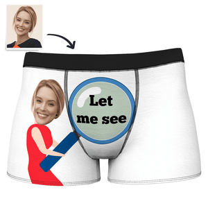 Custom Baby Let me See Boxer Shorts