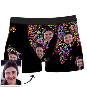 Custom Girlfriend Smiley Boxer Shorts