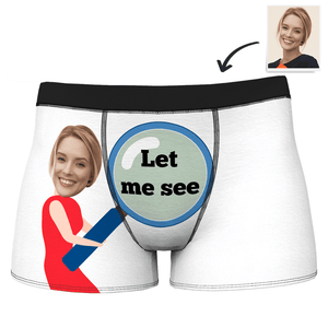 Custom Baby Let me See Boxer Shorts