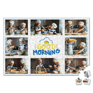 Custom Photo Puzzle Good Morning Baby - 35-500 pieces