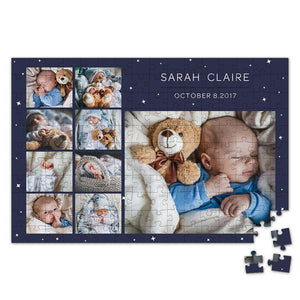 Custom Photo Puzzle Gift for Newborn - 35-500 pieces