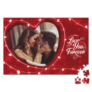 Custom Photo Puzzle Love You Forever - 35-500 pieces