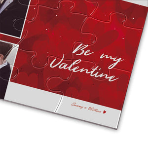 Custom Photo Puzzle Be My Valentine - 35-500 pieces