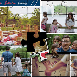 Custom Photo Puzzle Warm Family Photo - 35-500 pieces