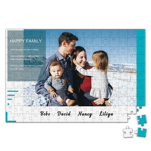 Custom Photo Puzzle Happy Family - 35-500 pieces