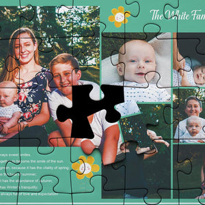 Custom Photo Puzzle Warm Family - 35-500 pieces