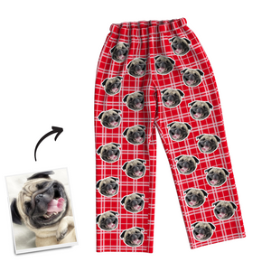Custom Photo Pajama Pants, Sleepwear, Nightwear