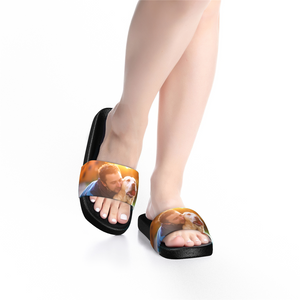 Custom Pet Photo Men's Slide Sandals