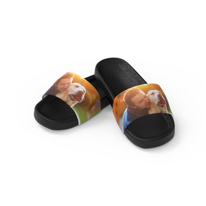 Custom Pet Photo Men's Slide Sandals