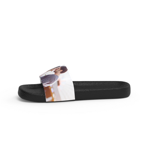 Custom Couple Photo Men's Slide Sandals