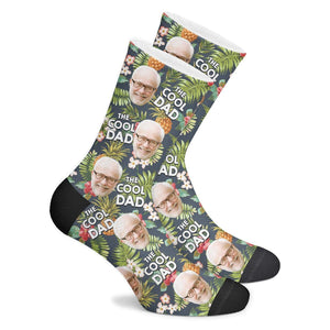 Custom Cool Dad Tropical Socks