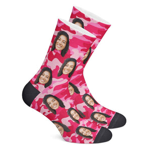 Custom Camo Socks (Pink)