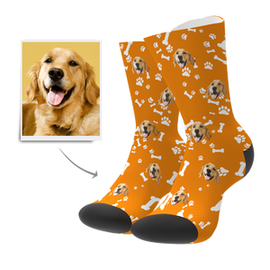 Photo Socks Custom Dog Face Socks